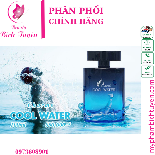 NƯỚC HOA NAM CHARME COOL WATER 100ML