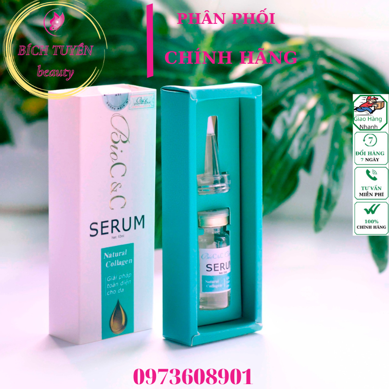 SERUM COLLAGEN TRẮNG DA NGỪA LÃO HÓA TRỊ MỤN BIO C&C