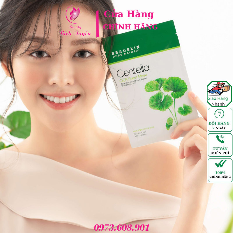 Mặt nạ tái tạo phục hồi Beauskin Centella Cica