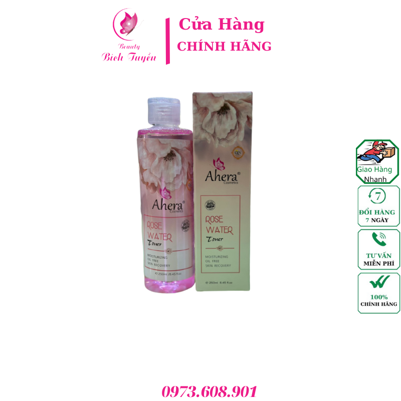 Nước Hoa Hồng AHERA Rose WaTER 250ml