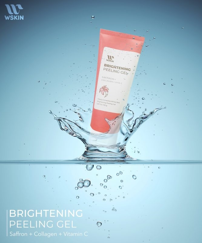 Tẩy da chết làm sáng da WSKIN Saffron Brightening Peeling Gel