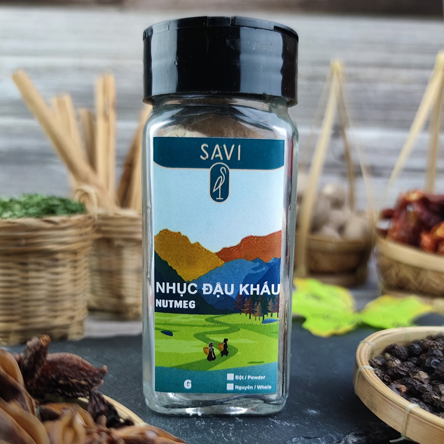 Nutmeg/Whole (Nhục Đậu Khấu/Nguyên) (55g)