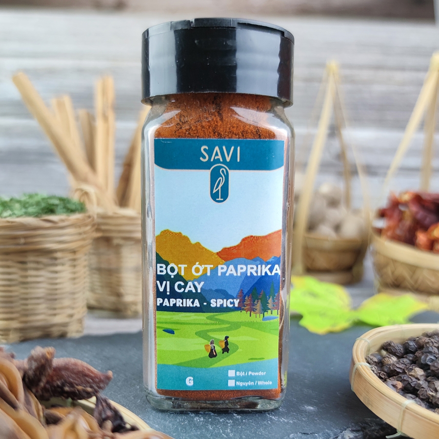 Bột Ớt Paprika Vị Cay (40g)