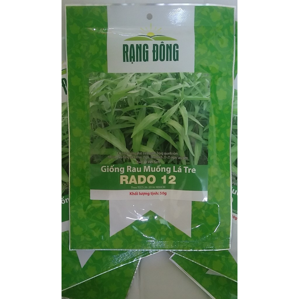 Hạt giống Rau Muống lá tre 50g