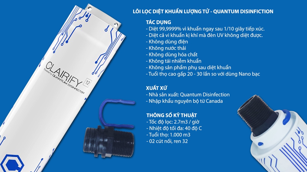 Bộ lọc tổng USTOPWATER, Model: Delux-AS-QD