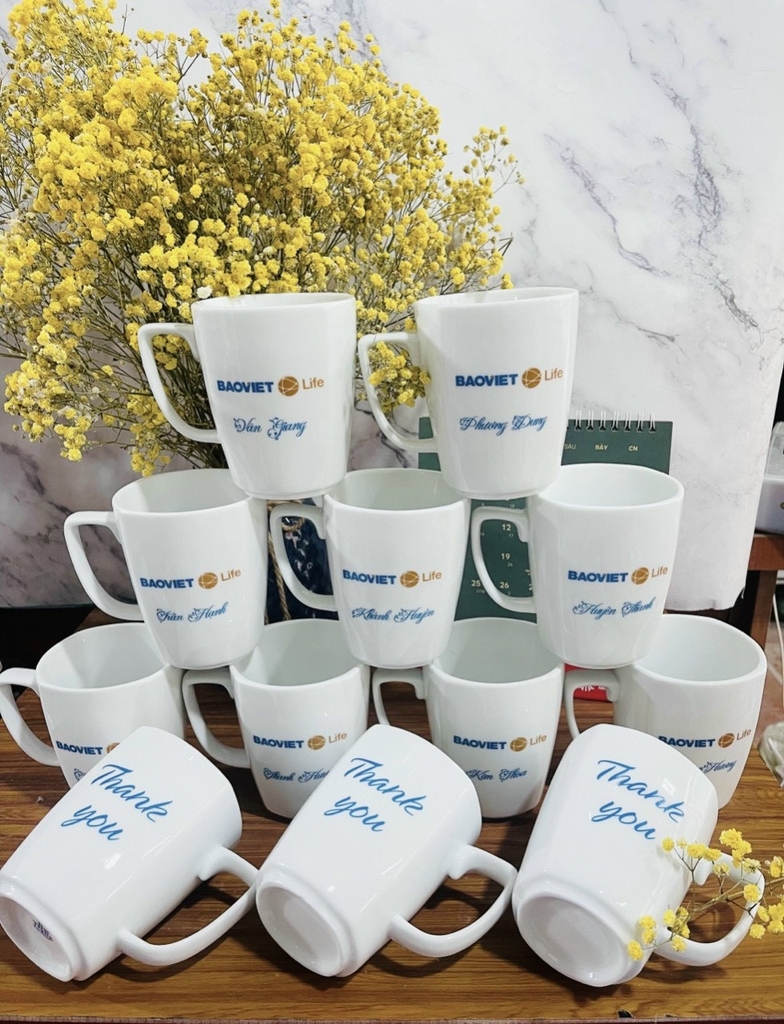 Cốc sứ hình thoi 400ml