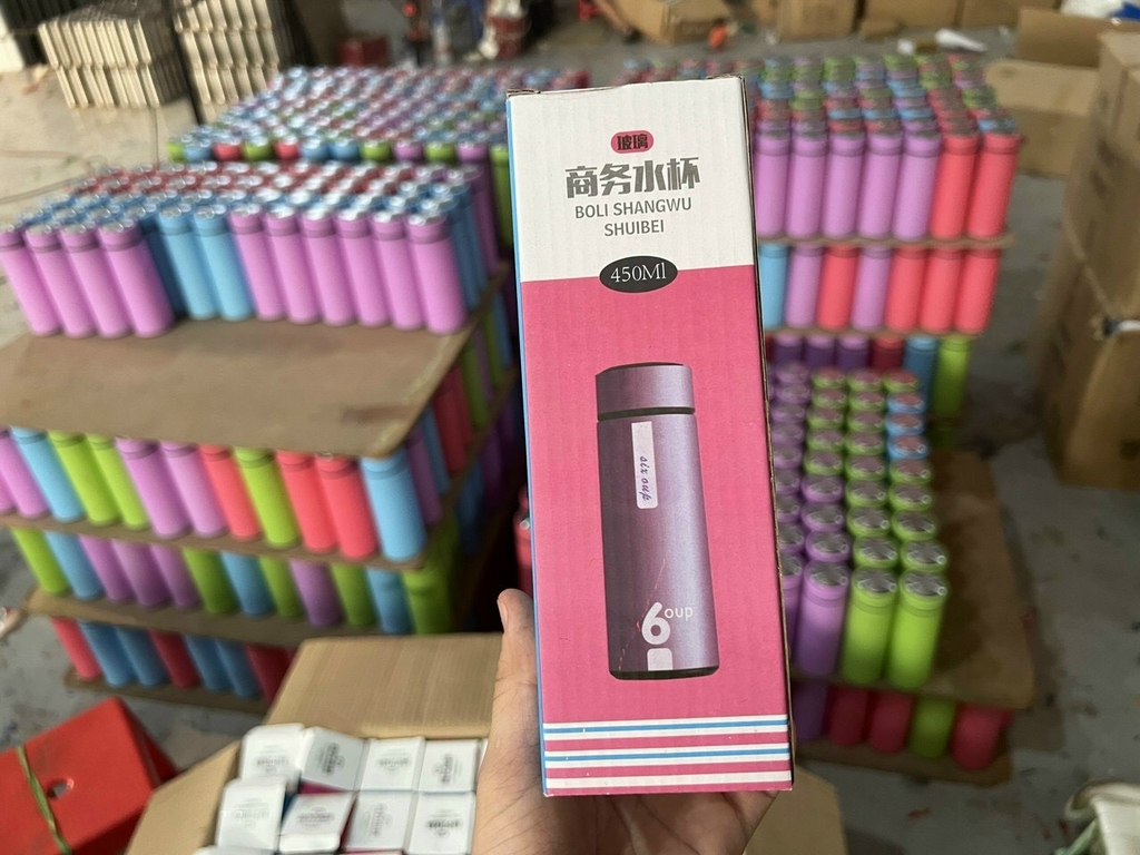 Bình thuỷ tinh bọc nhựa 450ml