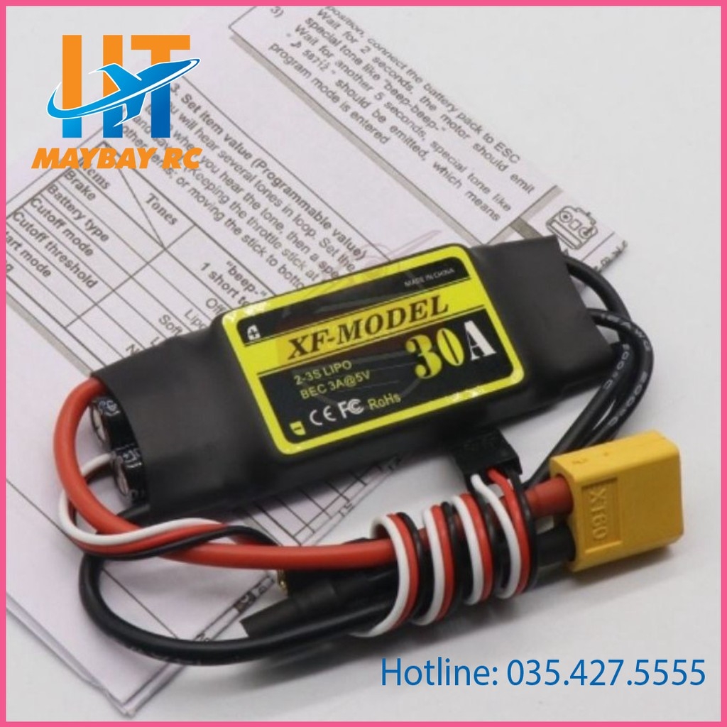 Bộ điều tốc esc 30a 40a 2s, 3s không chổi than