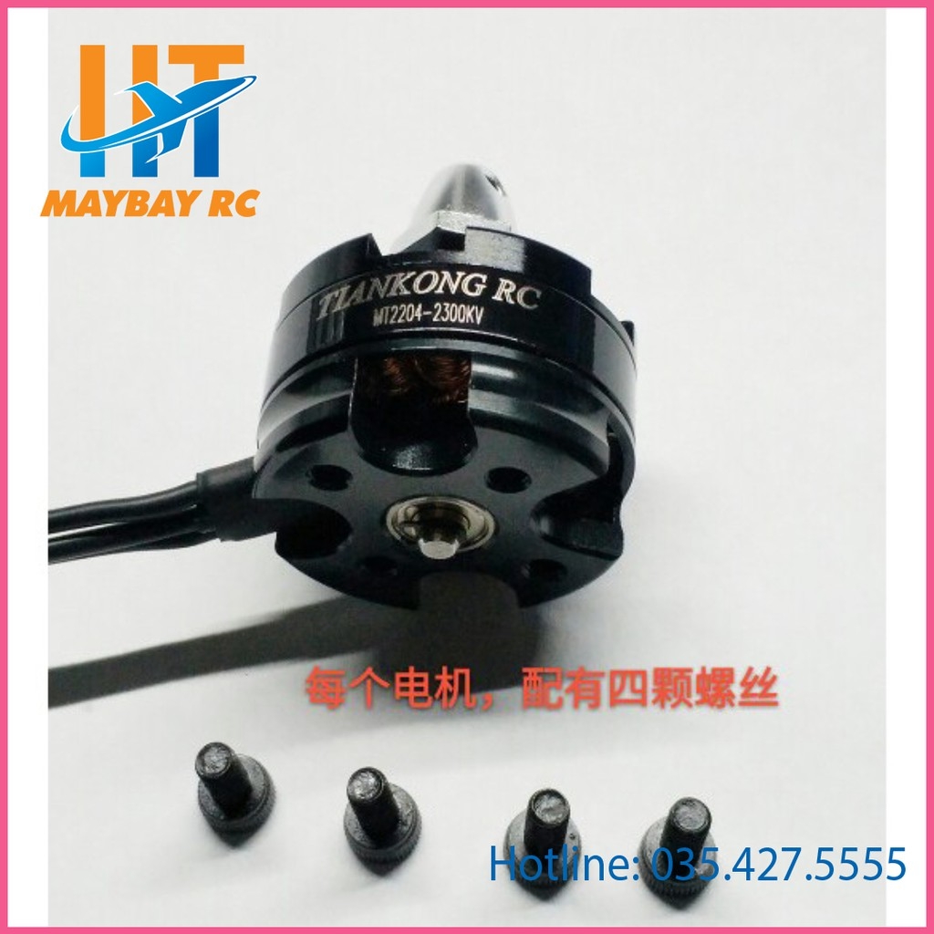 Động Cơ Máy Bay Mô Hình 3 Pha TINGKONGRC 2204/2300KV