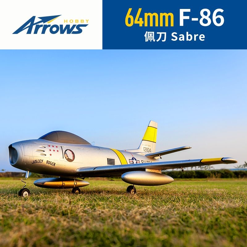 Máy bay điều khiển Arrows F-86 sải cánh 820mm PNP