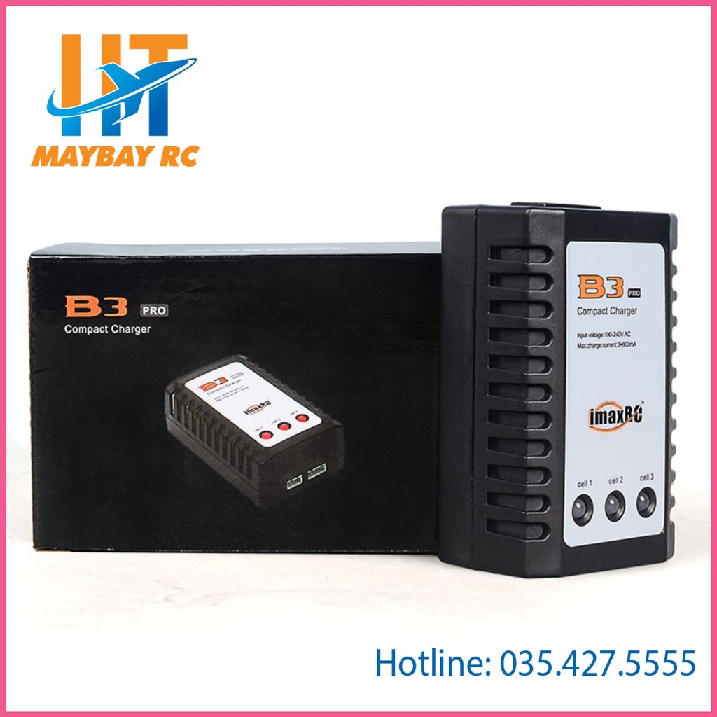 [Mã LIFE6620K giảm 10% đơn 50k] Bộ Sạc Pin IMAX RC B3 PRO, Sạc pin Lipo 2s và 3s