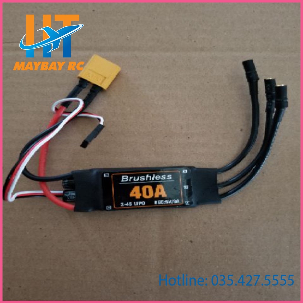 Bộ điều tốc ESC không chổi than 3 pha XXD 40A lipo 2-4s