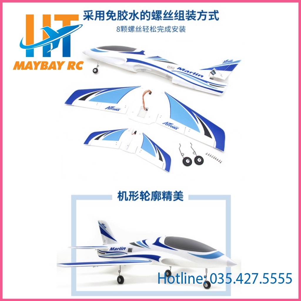Máy bay điều khiển Arrow Marlin 64mm