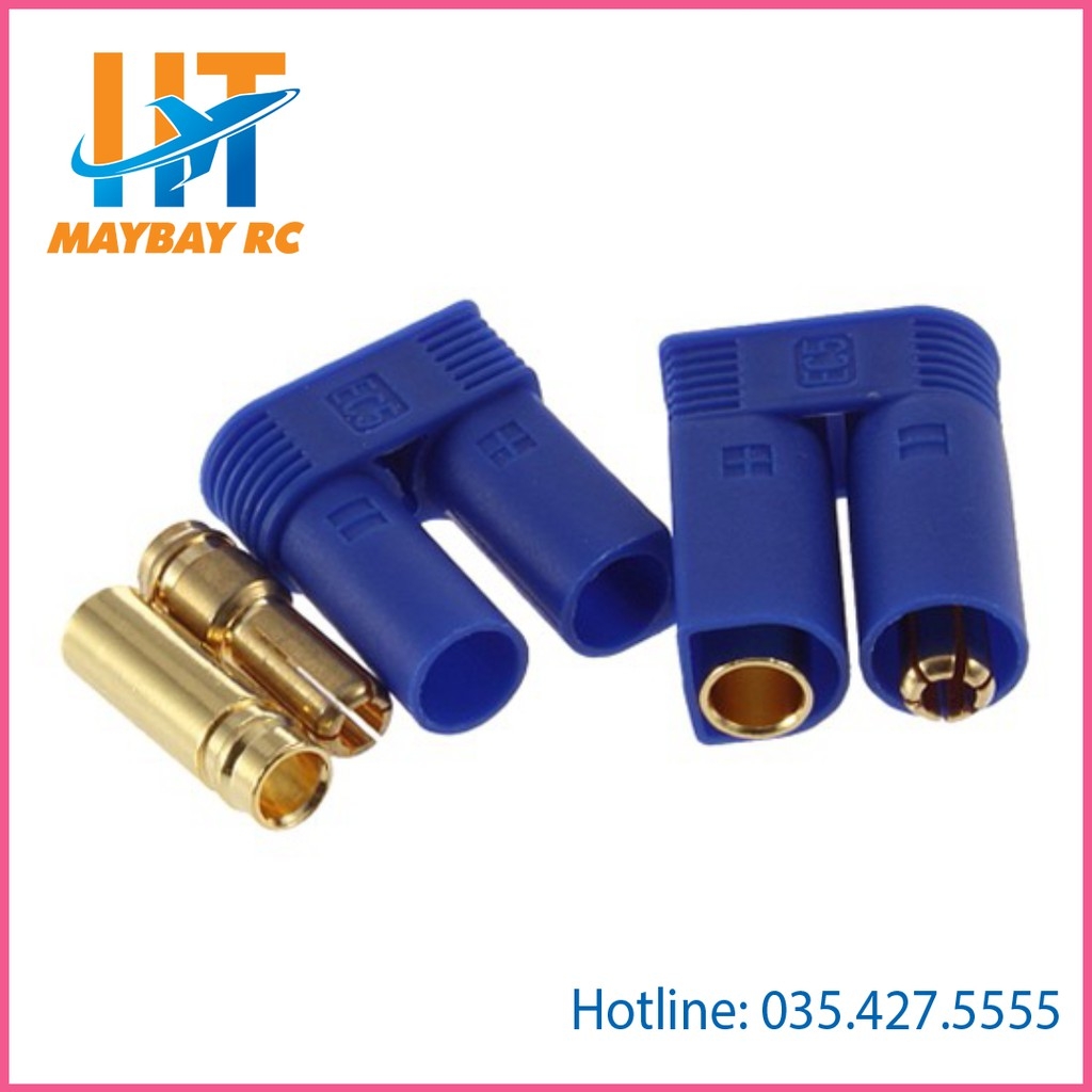 Jack cắm EC5 V2 mã vàng chịu dòng hơn 120A