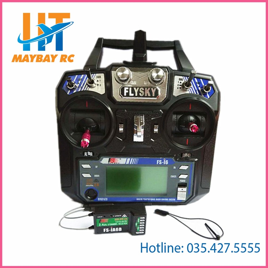 Tay Điều Khiển Flysky I6 + RX IA6B Nâng Cấp chính hãng
