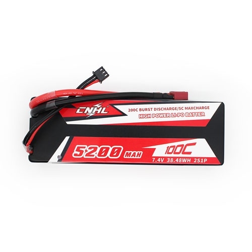 Pin cnhl racing series 5200mah 100c 2s 3s jack chữ T
