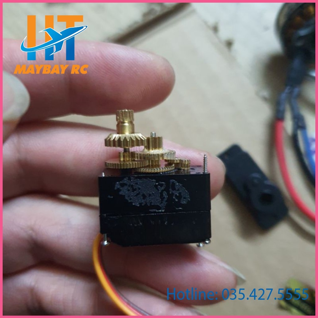 Bánh lái servo GeYing 12g nhông đồng siêu bền