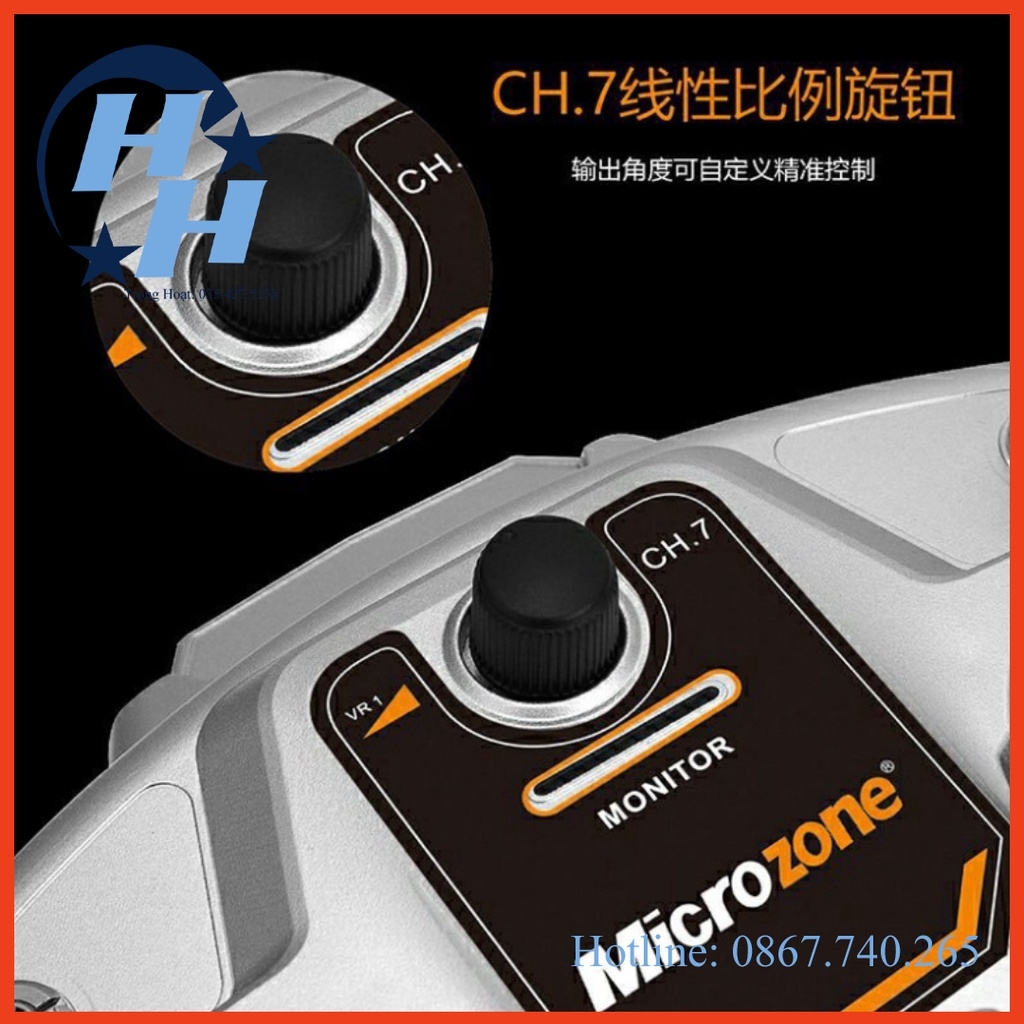 Bộ điều khiển từ xa Microzone MC7 2.4g 7 kênh + RX