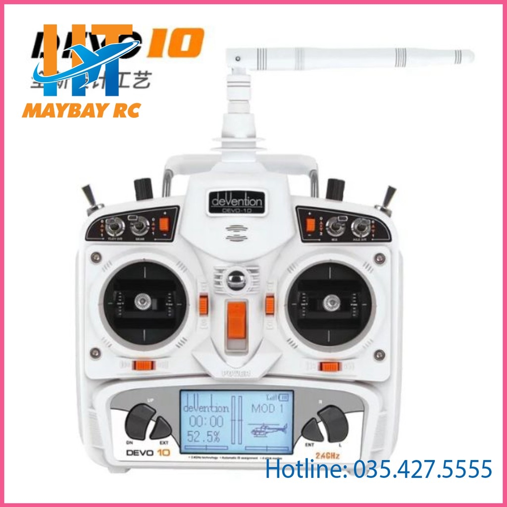 Tay điều khiển devo10 + rx 1002