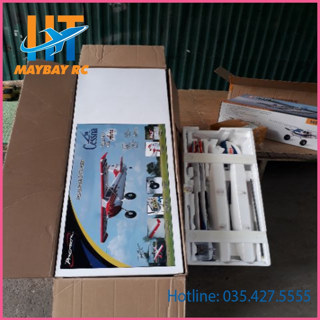 Máy bay mô hinh cessana 170 sải cánh 2200mm ( hàng order )