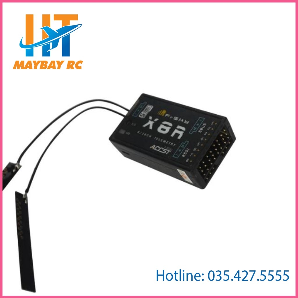 Đầu thu hai chiều Frsky Accst X8R với đầu ra 2.4G SBUS