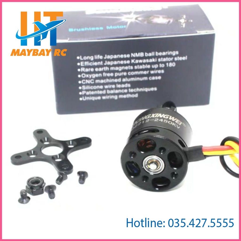 Motor không chổi than DXW D 2212 / 2450KV