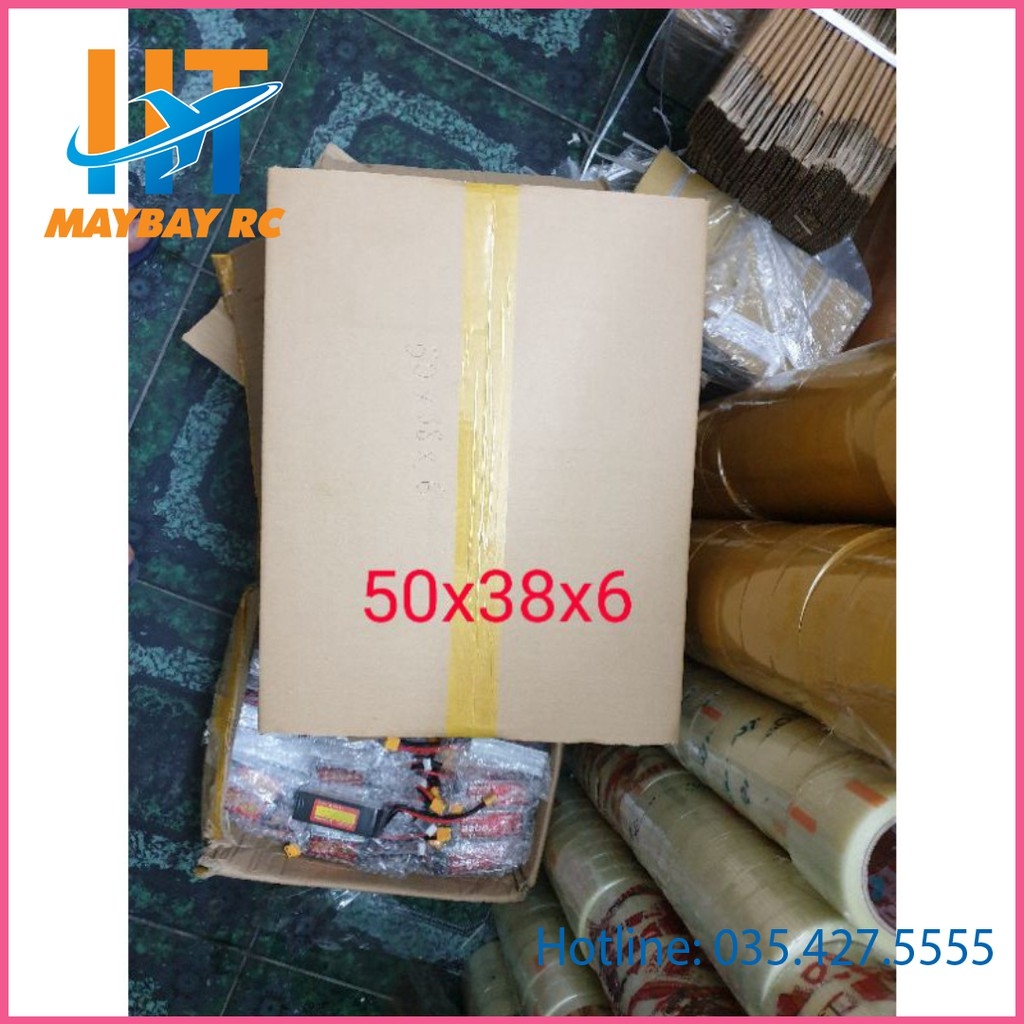 Combo 10 hộp catton 3 lớp 50x38x6