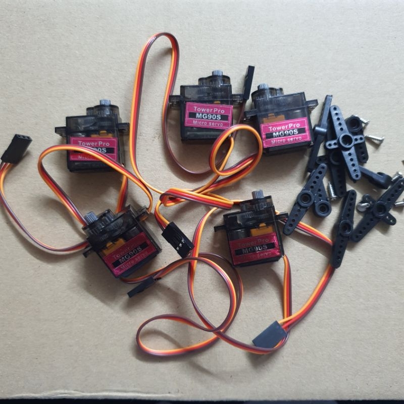 Servo tím MG90S nhông hỗn hợp cho máy bay