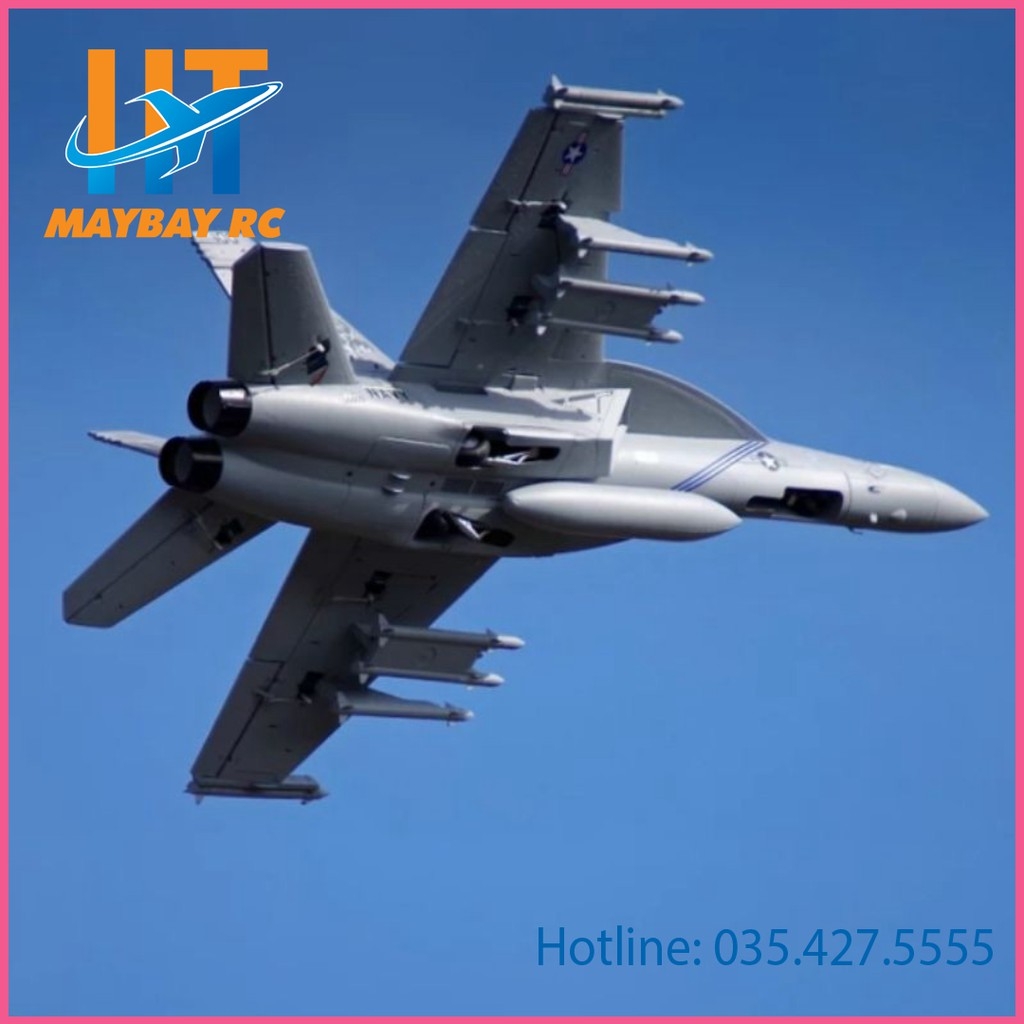 Máy Bay Điều Khiển F/A - F18 V2 FMS 70mm