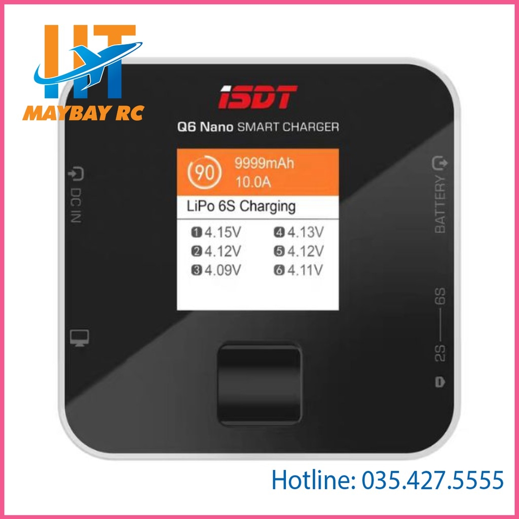 Sạc ISDT Q6 Nano 200W 8A 1-6S Smart Charger