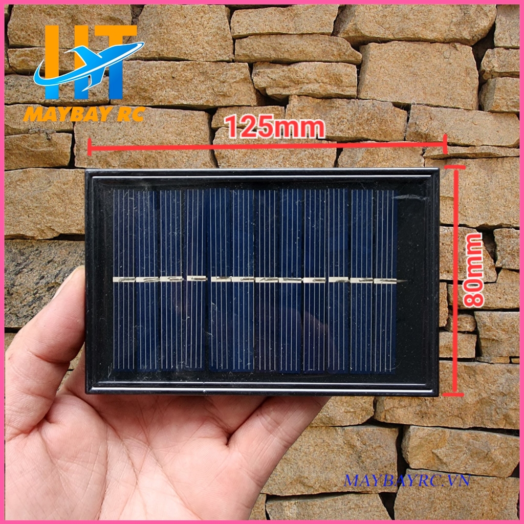 [DIY] Tấm pin năng lượng mặt trời 6V 125x 80mm