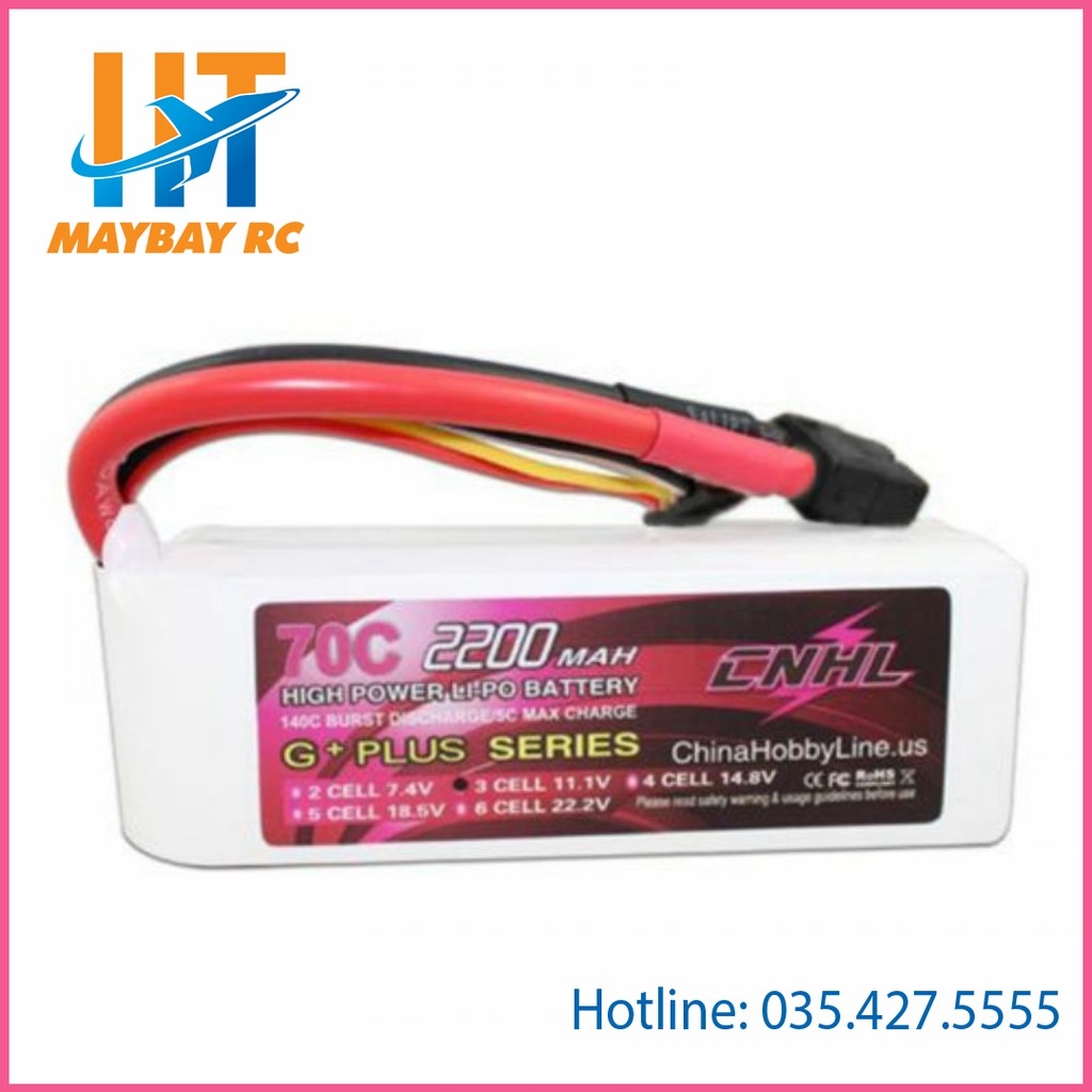 pin máy bay mô hình CNHL G+ Plus 3s , 4s 2200 70C Chính Hãng