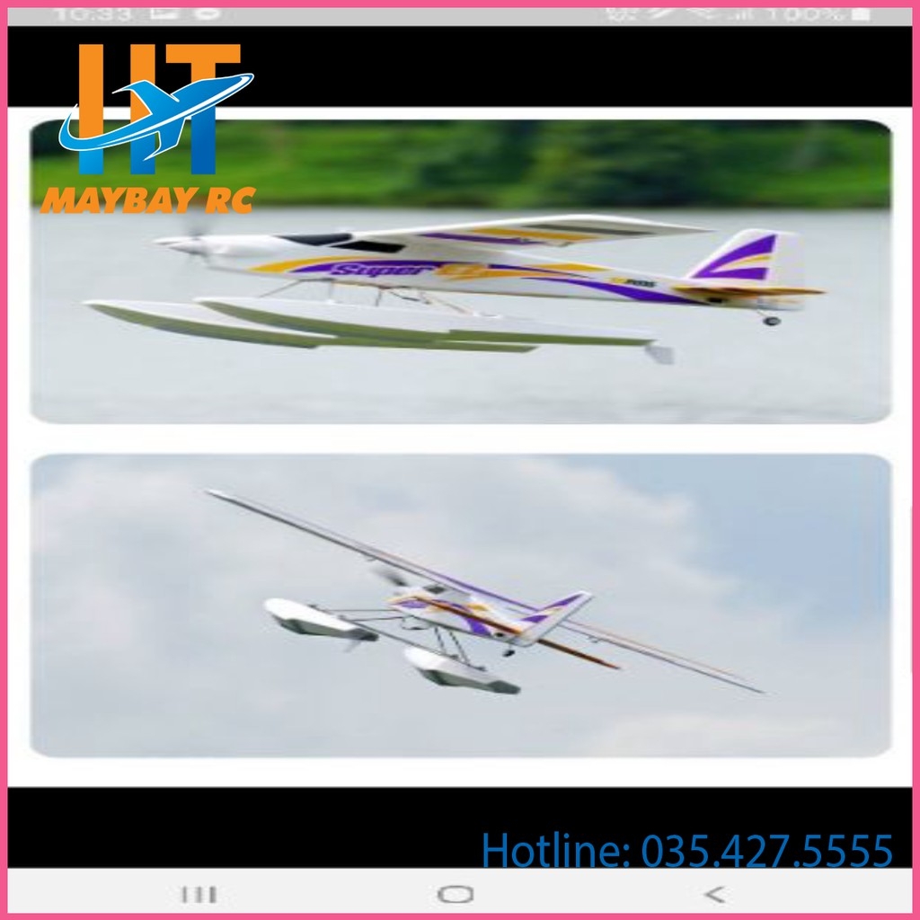 Máy bay thủy phi cơ Super EZ V4 sải cánh 1220mm
