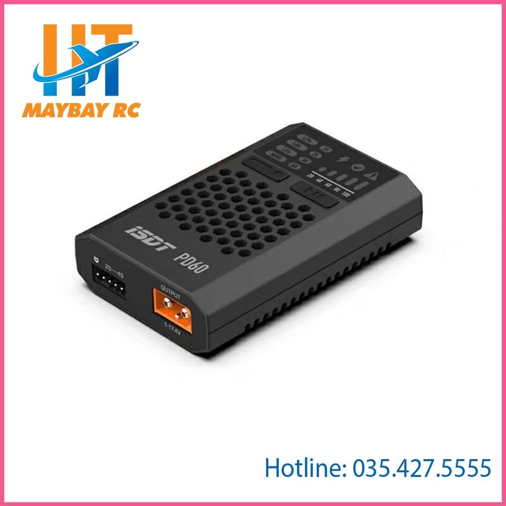 Bộ sạc thông minh ISDT PD60 60W/ 6A 2S - 4S Hàng 100% chính hãng