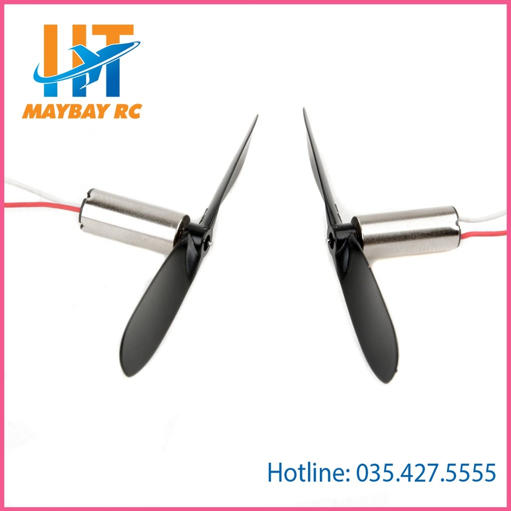 Set 2 Mô Tơ Máy Bay Trực Thăng Mini Dc 3.7v 0.1a 6mm X 14mm K151