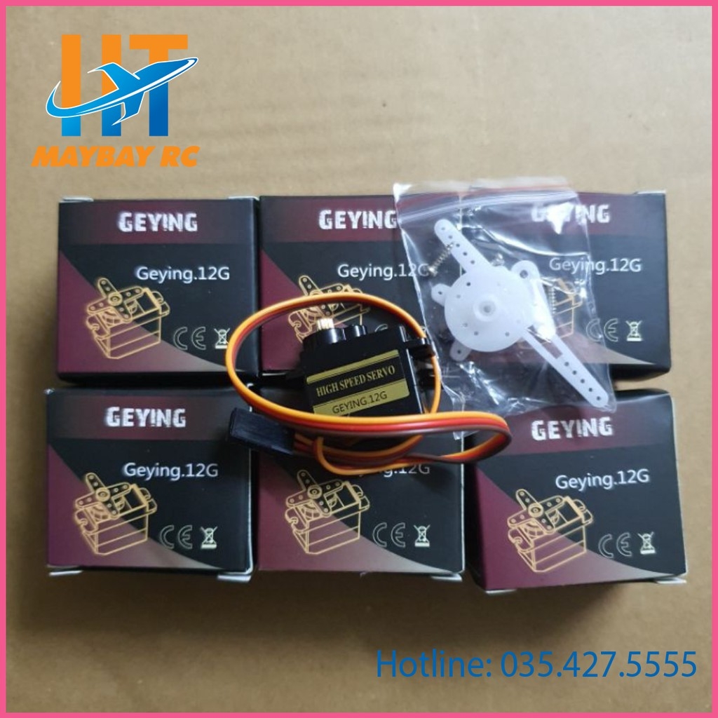 Bánh lái servo GeYing 12g nhông đồng siêu bền