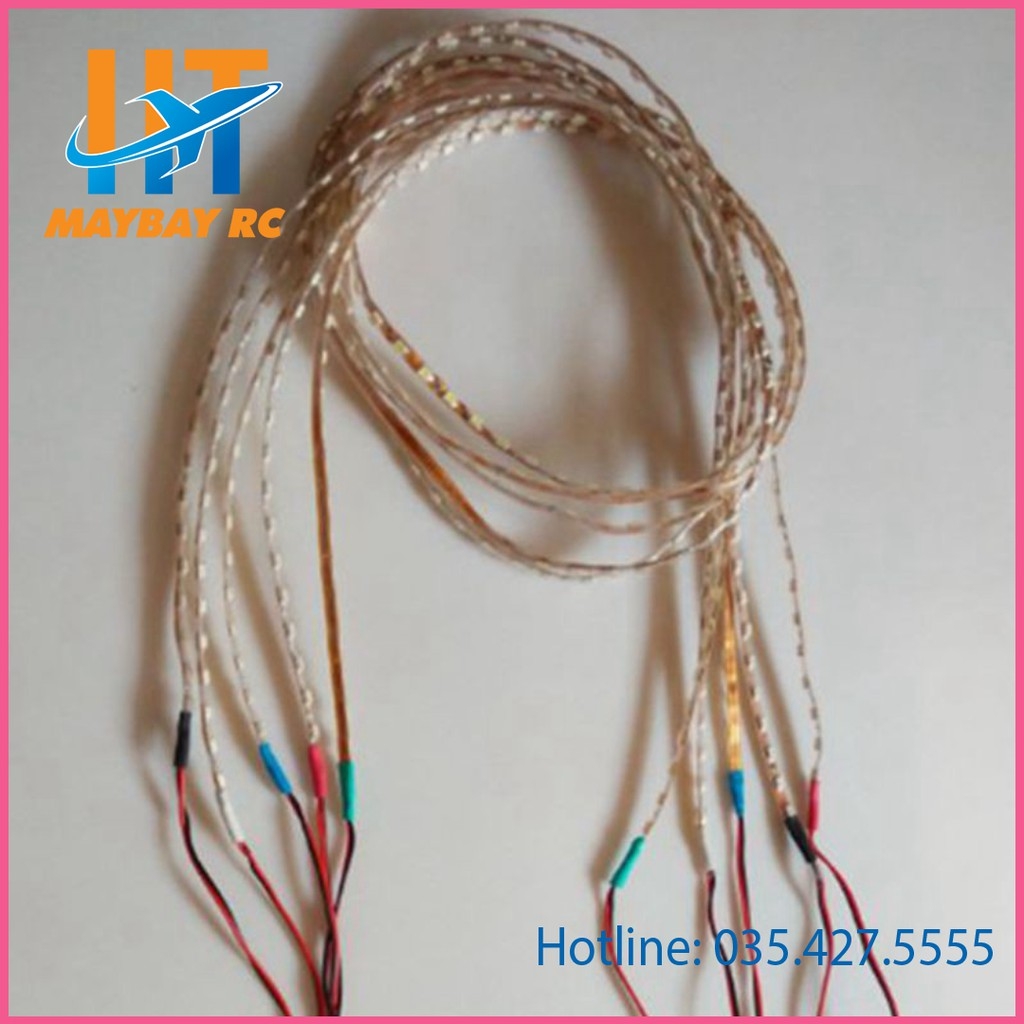 Dây đèn led trang trí máy bay bay điều khiển bay đêm thật đẹp ( chống thấm