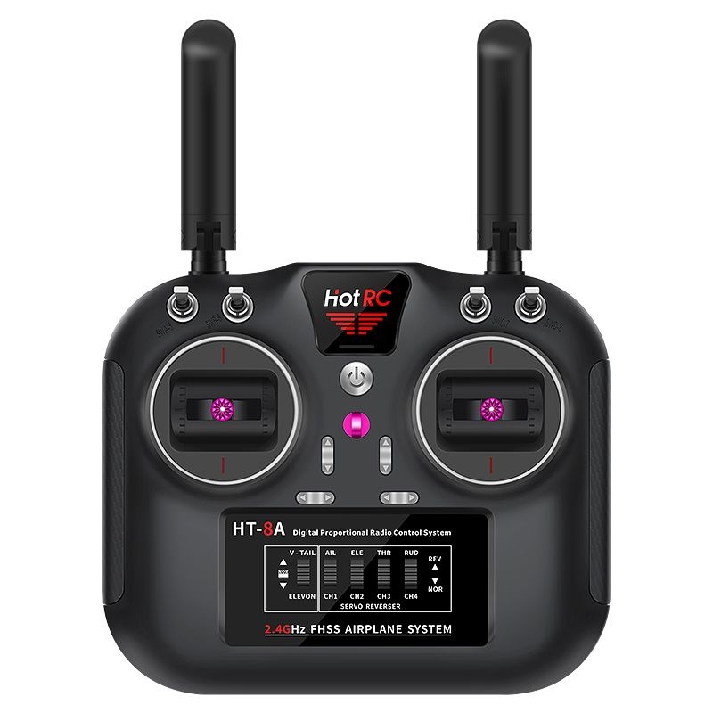 Bộ điều khiển tx,rx Hotrc HT - 8A 2.4g cho máy bay su27