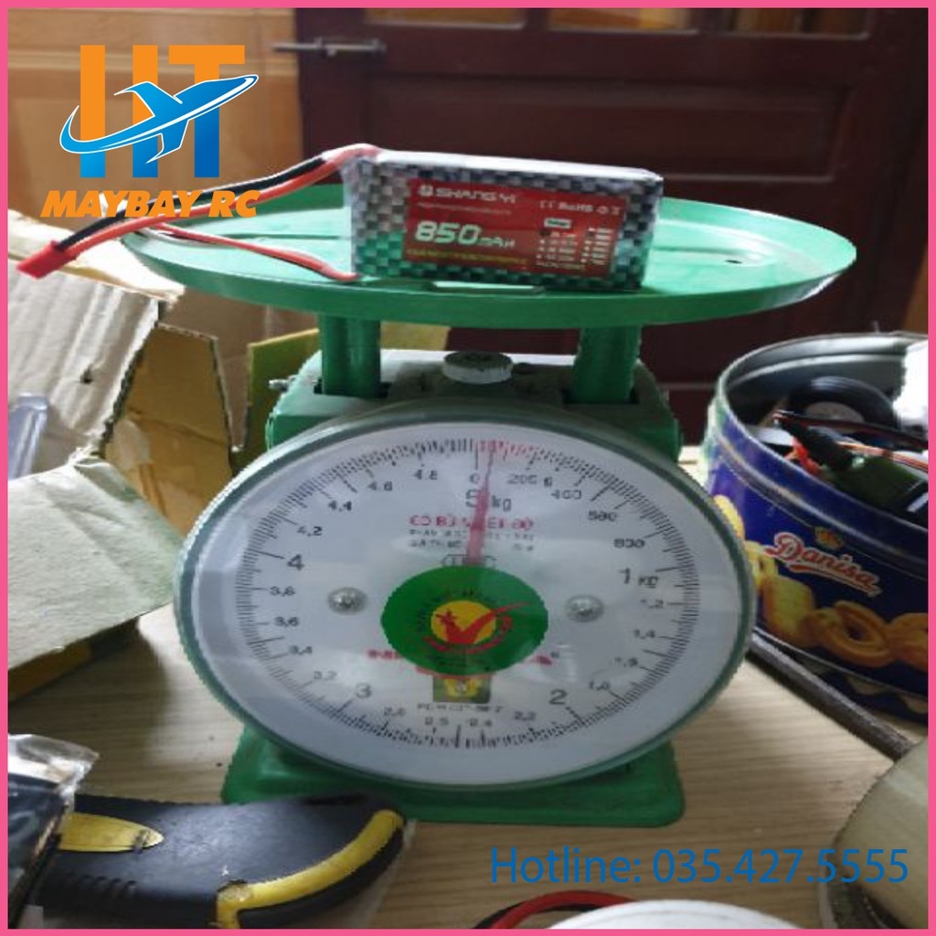 Pin Lipo ShangYi 1s, 2s, 3s 850mAh 35C.