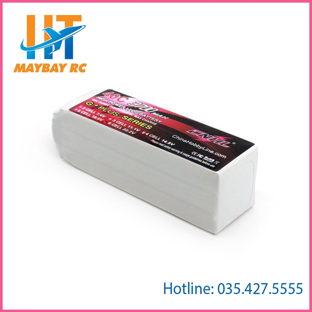 Pin lipo CNHL 6S 3700mAh 22.2V 6S 40C XT60