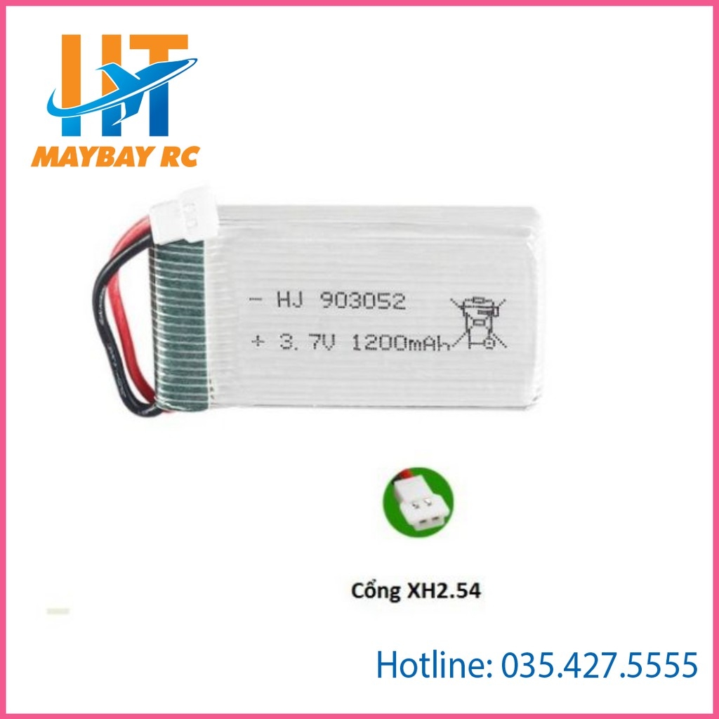 Pin Máy Bay Điều Khiển 3.7V 1200mAh 25C