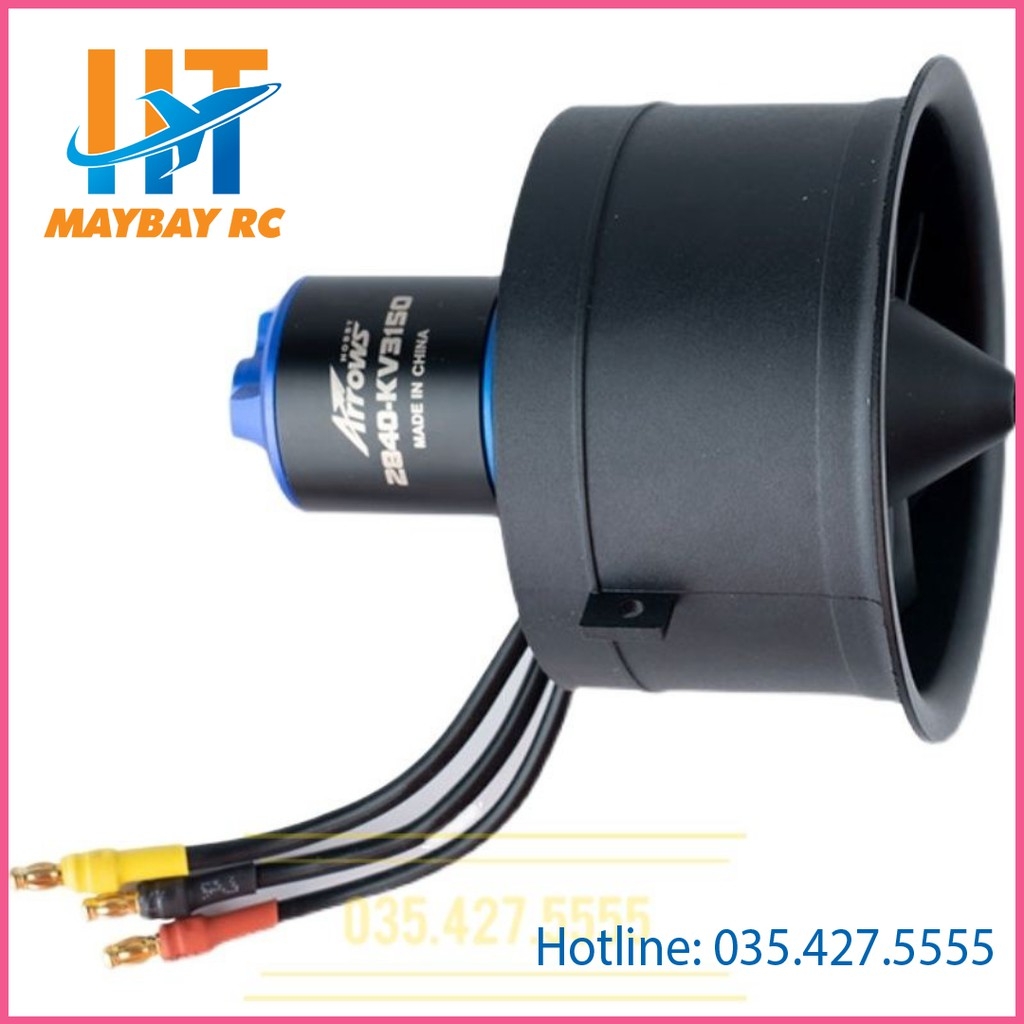Động cơ Ducted Fan 50mm 11 lá 3S Arrows Rc