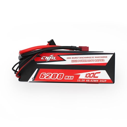 Pin cnhl racing series 6200mah 100c 3s 4s jack chữ T