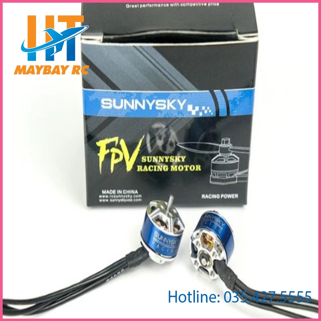 Động cơ 3pha SunnySky 1106/8000kv thích hợp cho quad hoặc chế máy bay mini
