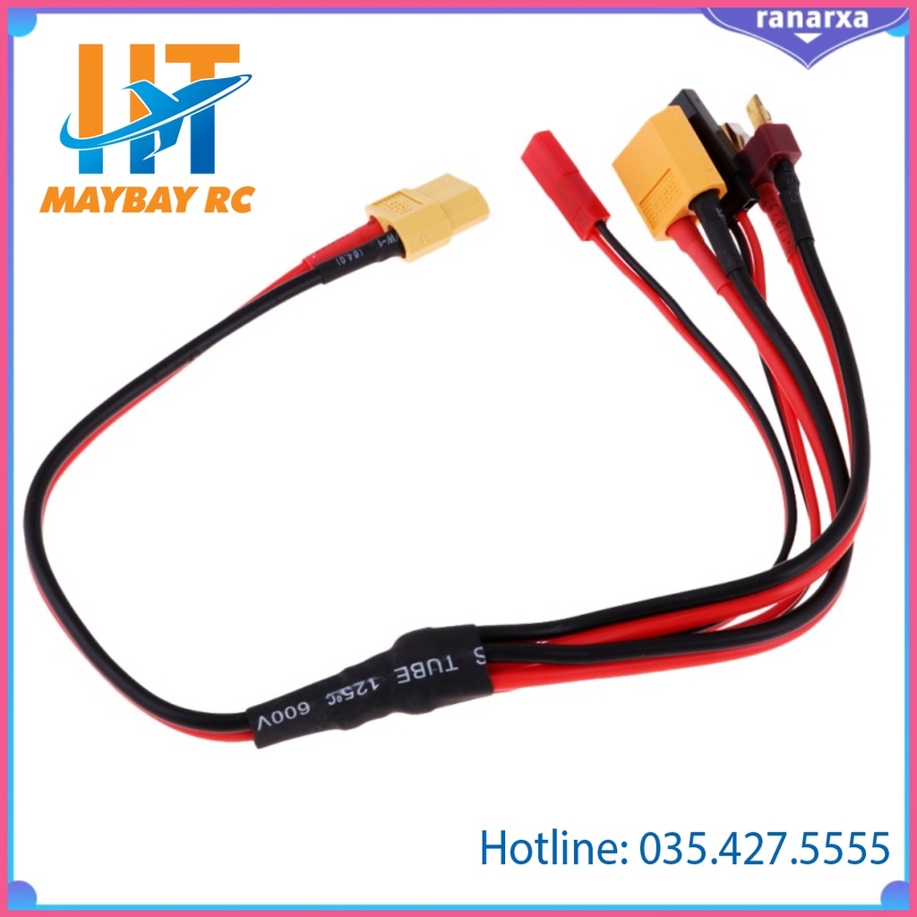 Dây Cáp Sạc Pin Lipo 4mm Xt60