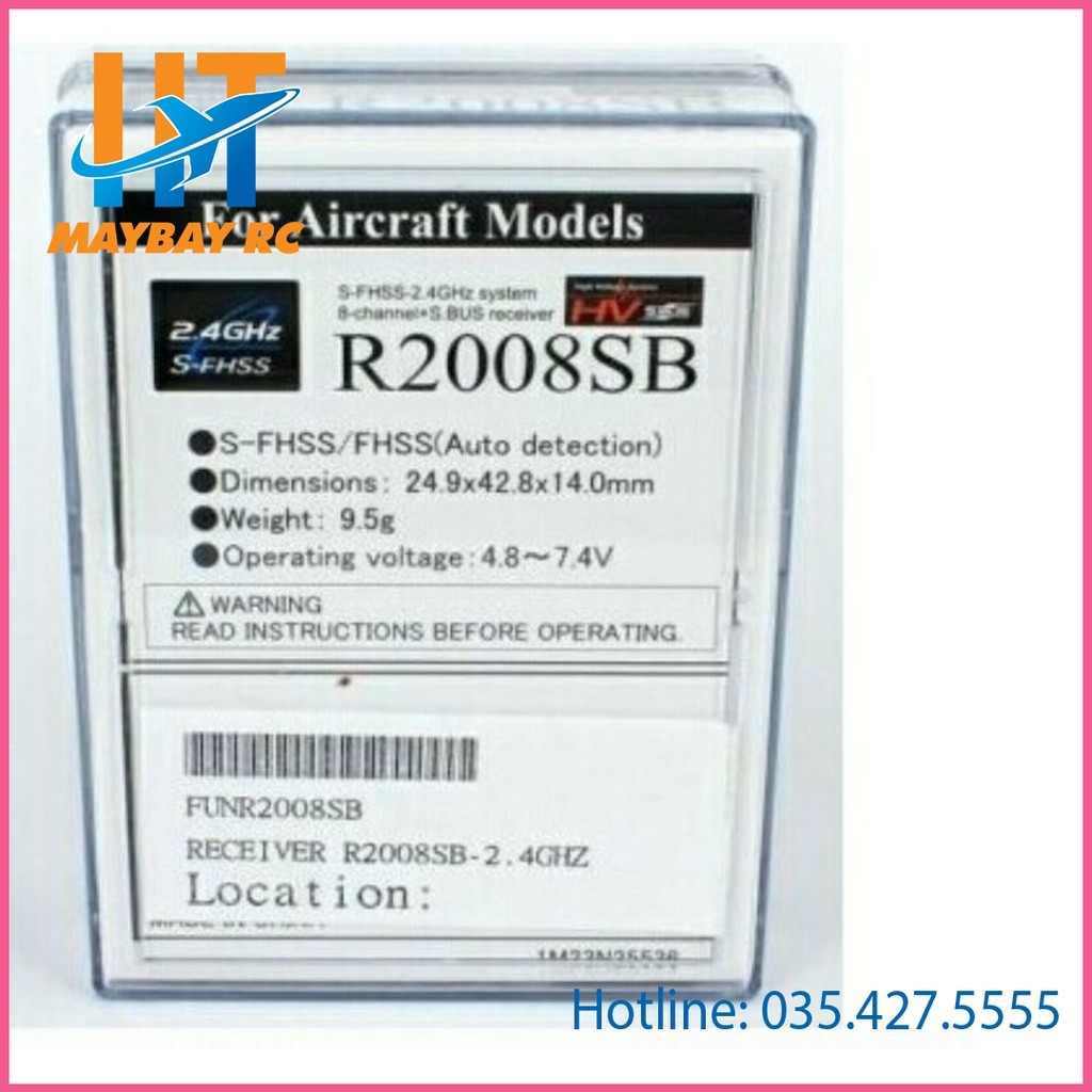 Rx Futaba R2008SB 2.4G S-FHSS Chính hãng tương thích  18MZ/T8J/18SZ/T10J/T6K, 7PX