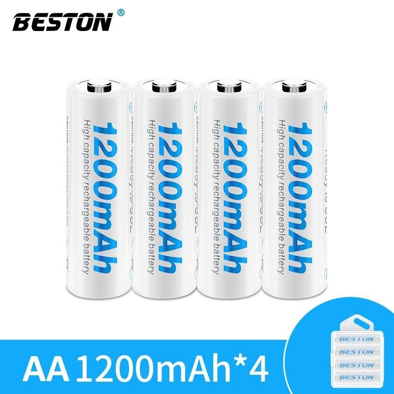 Pin AA 1200mAh kèm sạc hãng BESTON siêu Bền