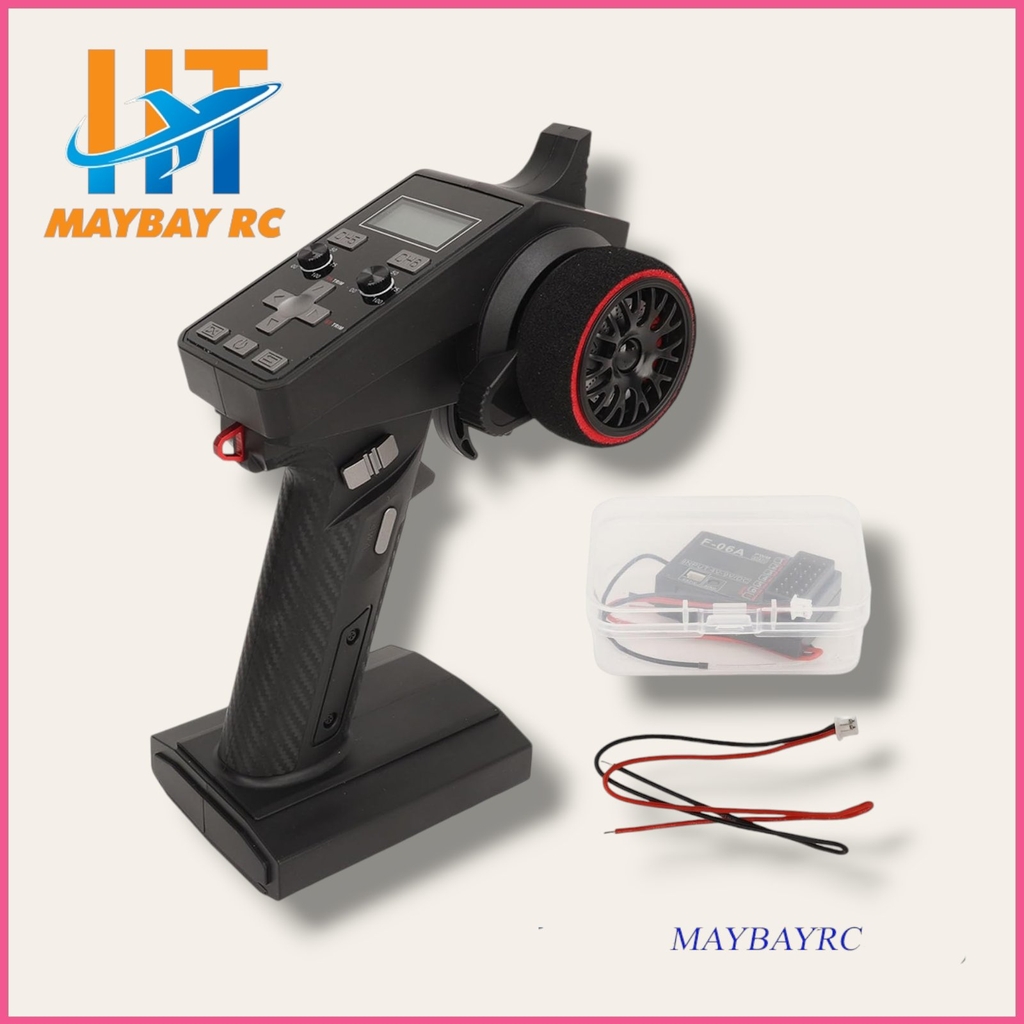 Bộ điều khiển HOTRC CT-600 2.4Ghz 6 Kênh FHSS cho tàu xe điều khiển