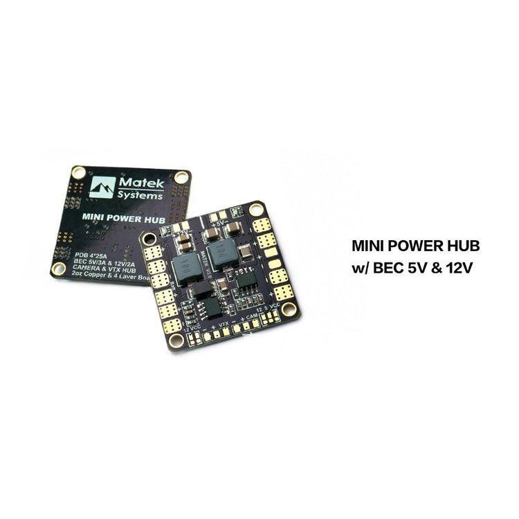 Mạch PDB Matek MINI Chia Nguồn output 5V,12V maybayrc