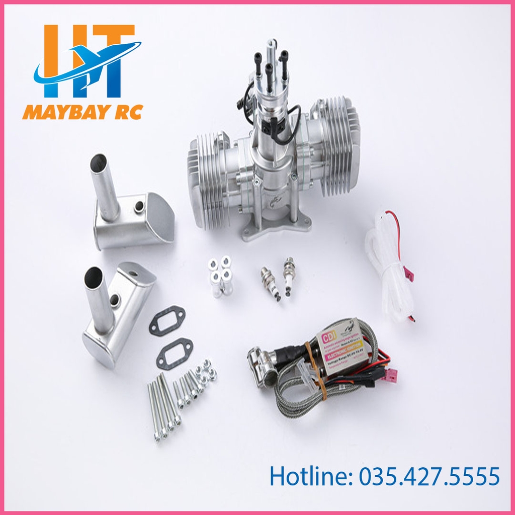 {HÀNG ORDER} Động Cơ RCGF Stinger 70CC Twin Chính Hãng 2 Xi-Lanh